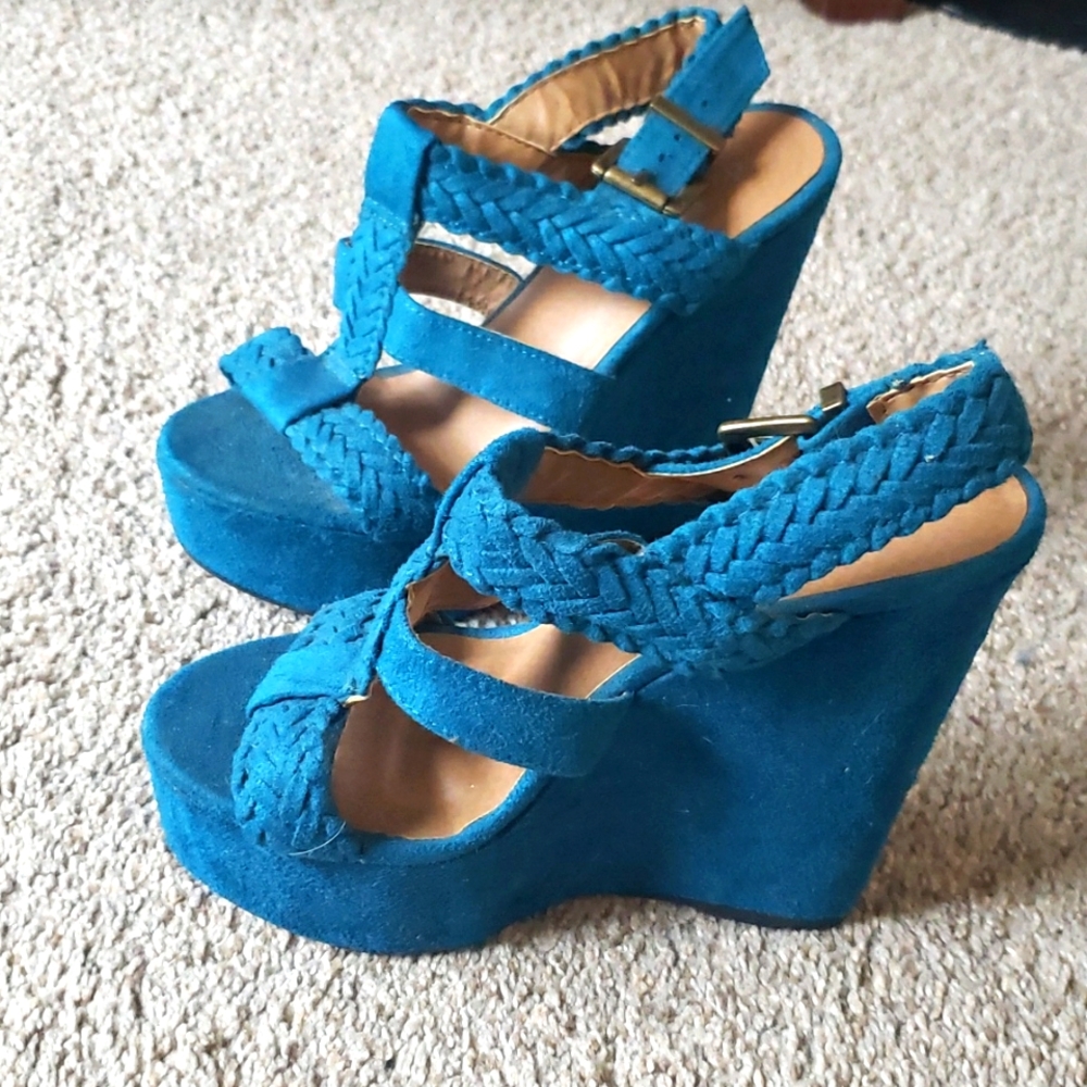 Women's Suede Wedges (6)